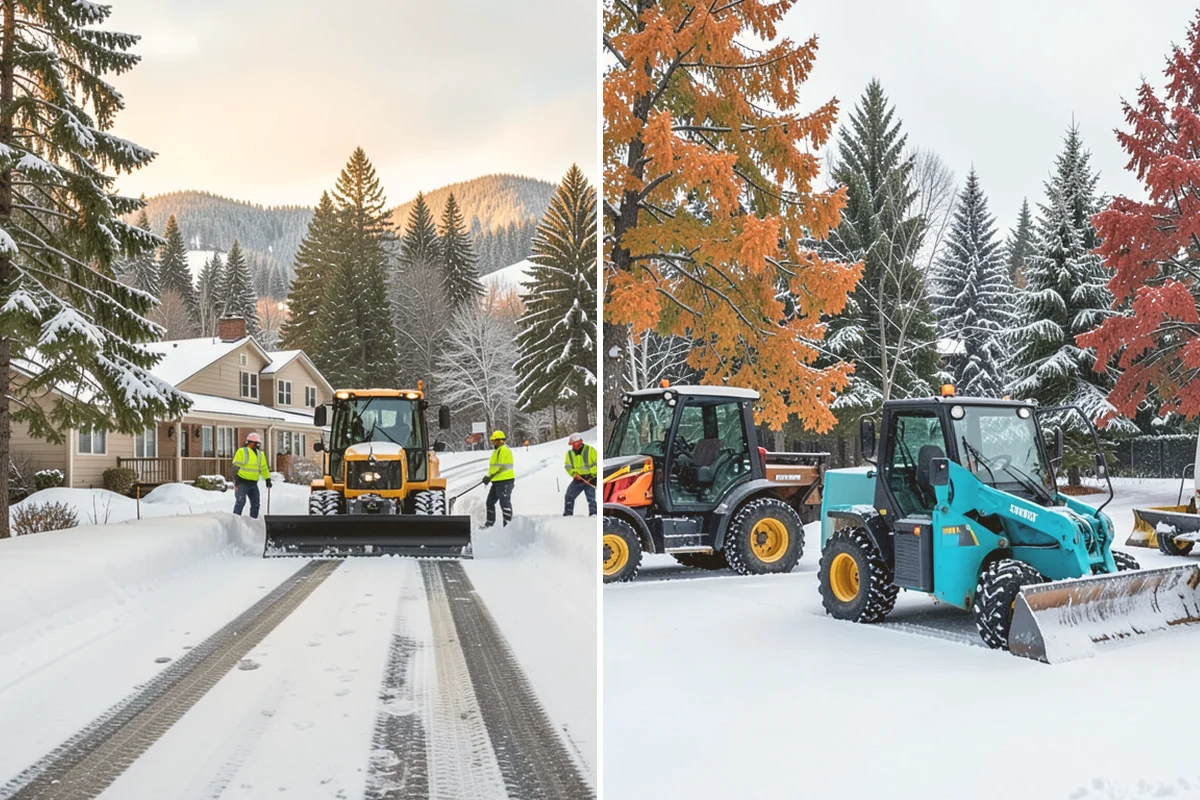 Parking Lot Deicing in Langley, Island County, WA - We identify shaded corners and poor-drainage areas that ice first