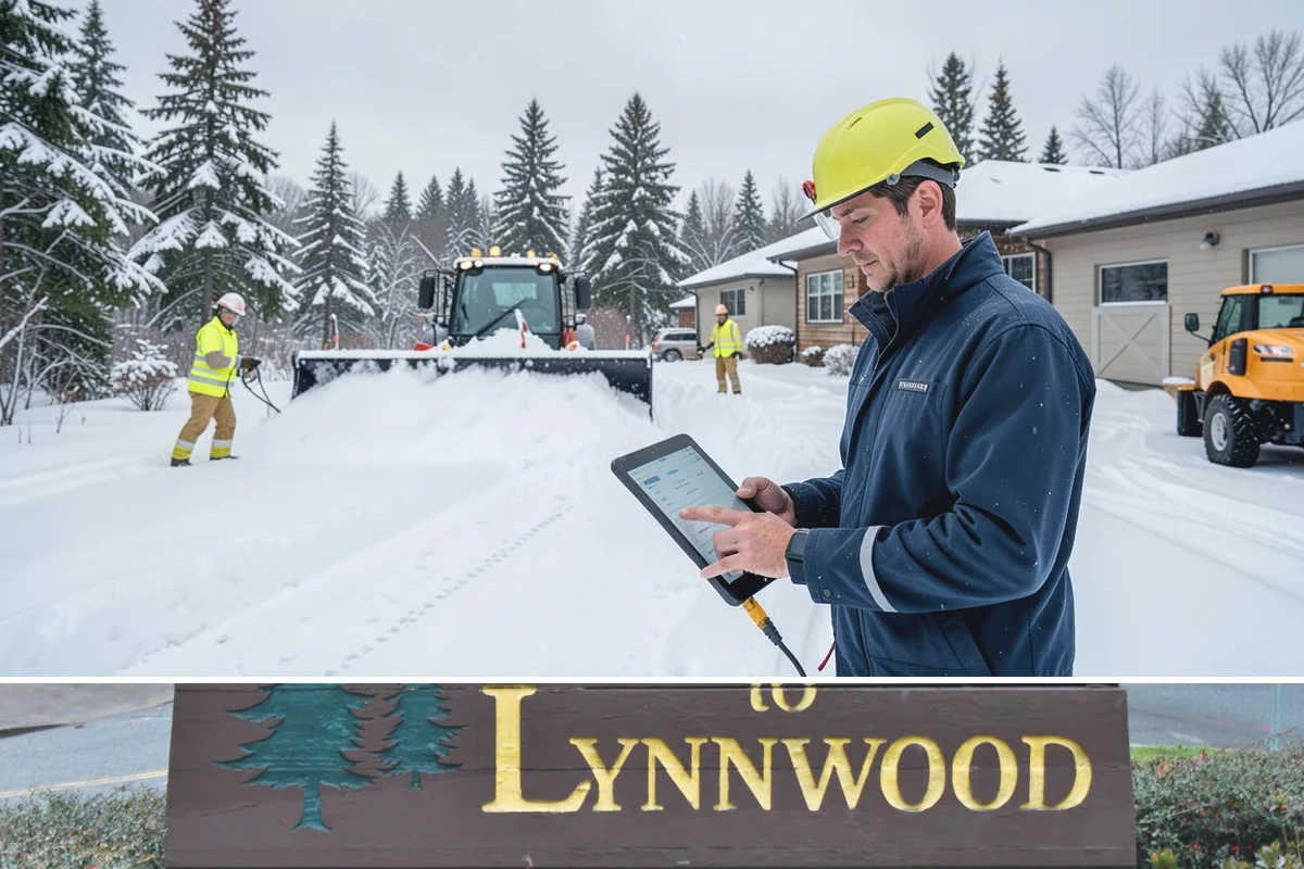 Parking Lot Deicing in Lynnwood, Snohomish County, WA - Deicing demand peaks during the December-to-February stretch when freezing rain is most frequent in the lowlands.