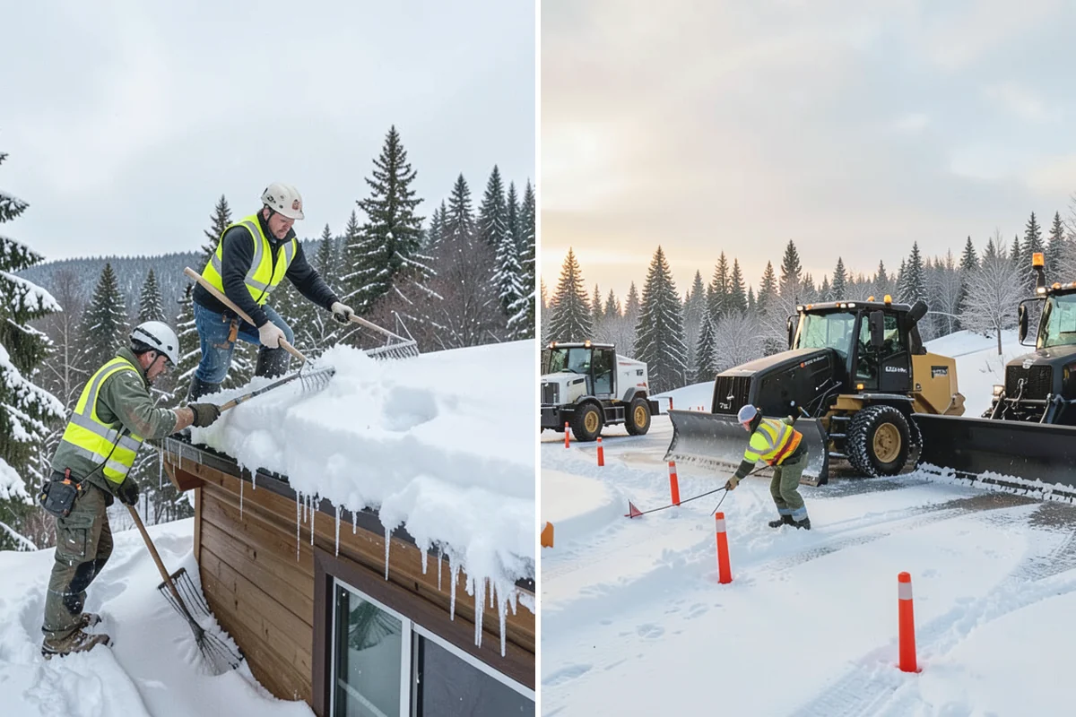Parking Lot Deicing in Medina, King County, WA - We identify shaded corners and poor-drainage areas that ice first