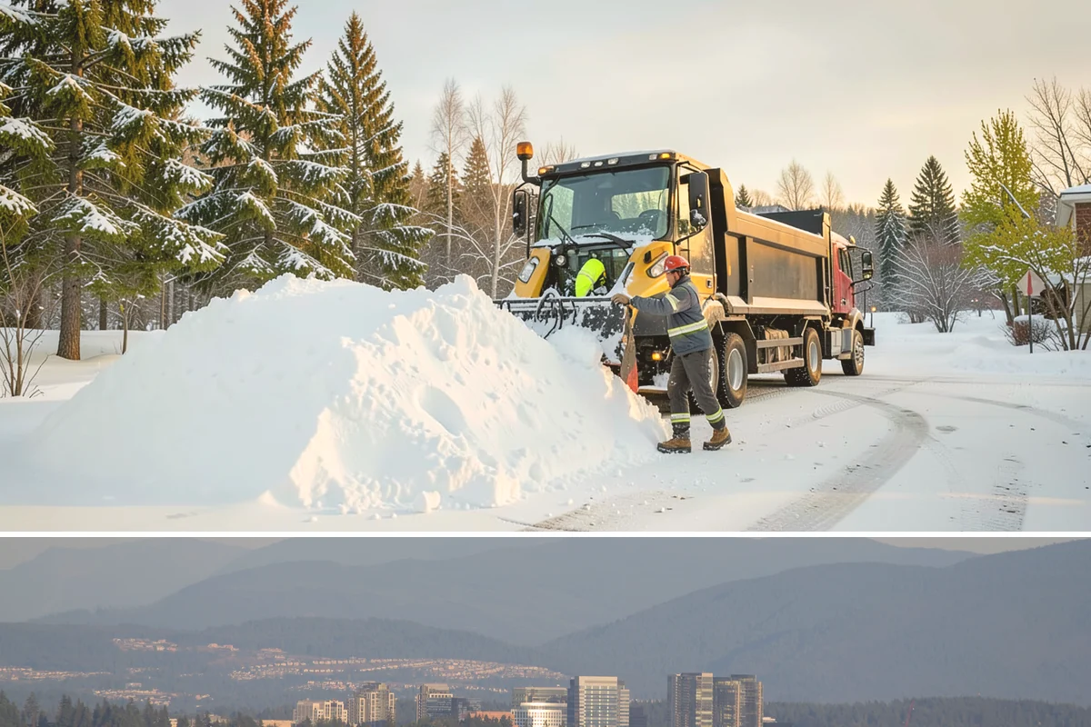 Parking Lot Deicing in Medina, King County, WA - Deicing demand peaks during the December-to-February stretch when freezing rain is most frequent in the lowlands.