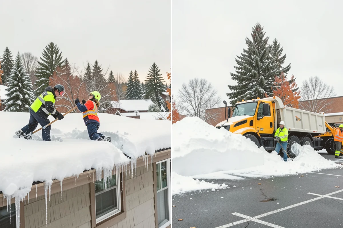 Parking Lot Deicing in Mount Vernon, Skagit County, WA - We identify shaded corners and poor-drainage areas that ice first