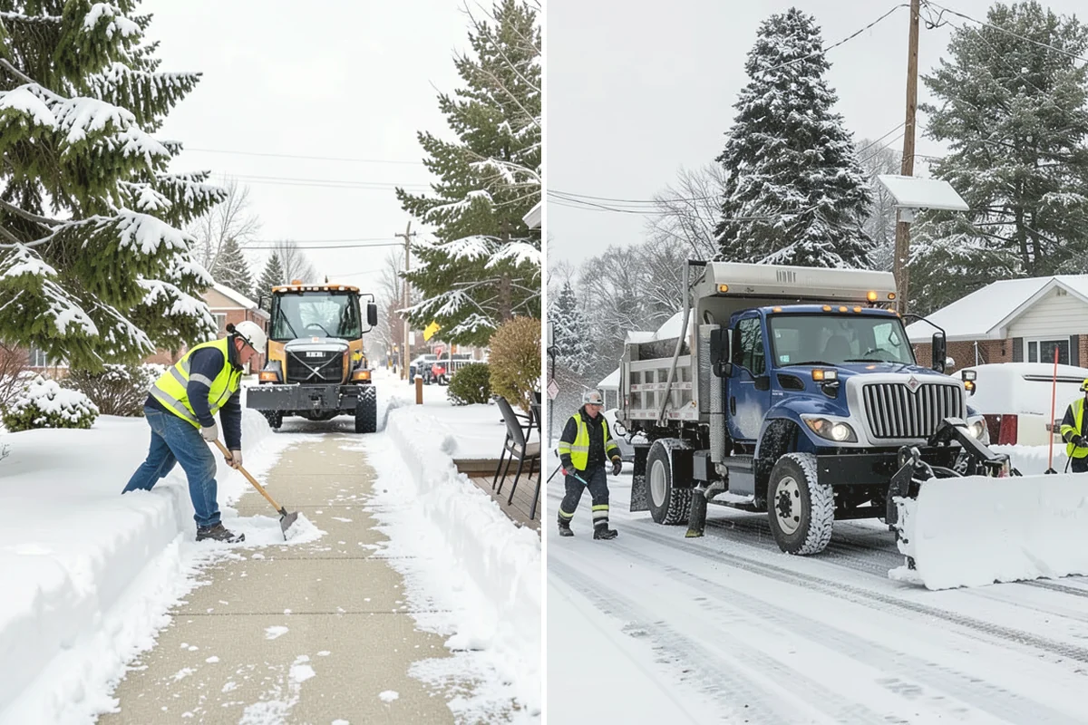 Parking Lot Deicing in Ruston, Pierce County, WA - We identify shaded corners and poor-drainage areas that ice first