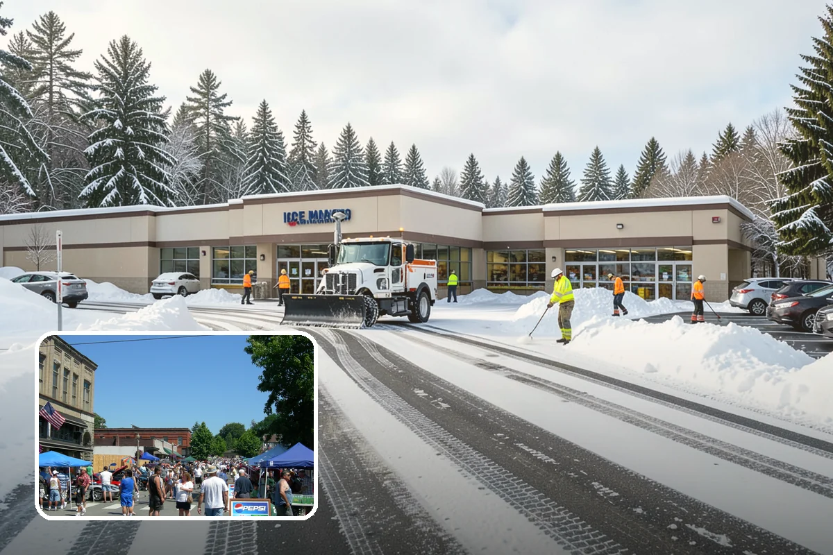 Parking Lot Deicing in Snohomish, Snohomish County, WA - Targets black ice unique to PNW freezing rain
