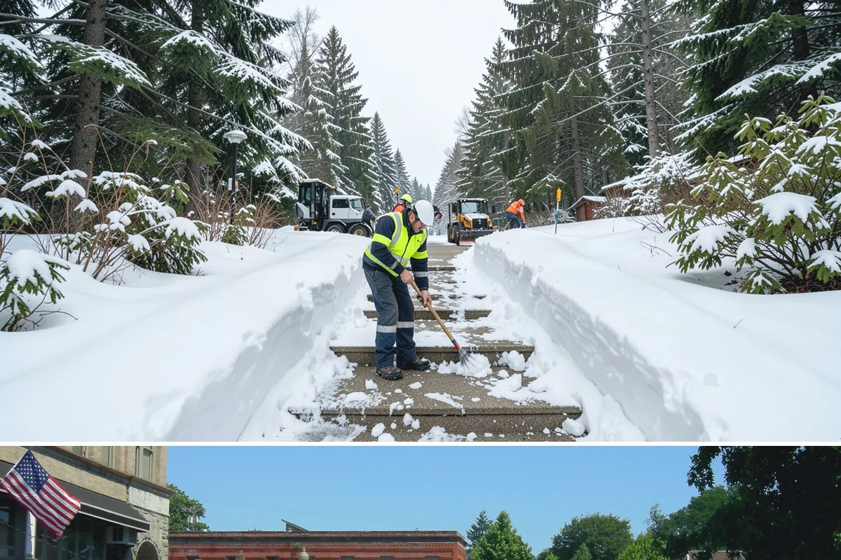 Parking Lot Deicing in Snohomish, Snohomish County, WA - Deicing demand peaks during the December-to-February stretch when freezing rain is most frequent in the lowlands.