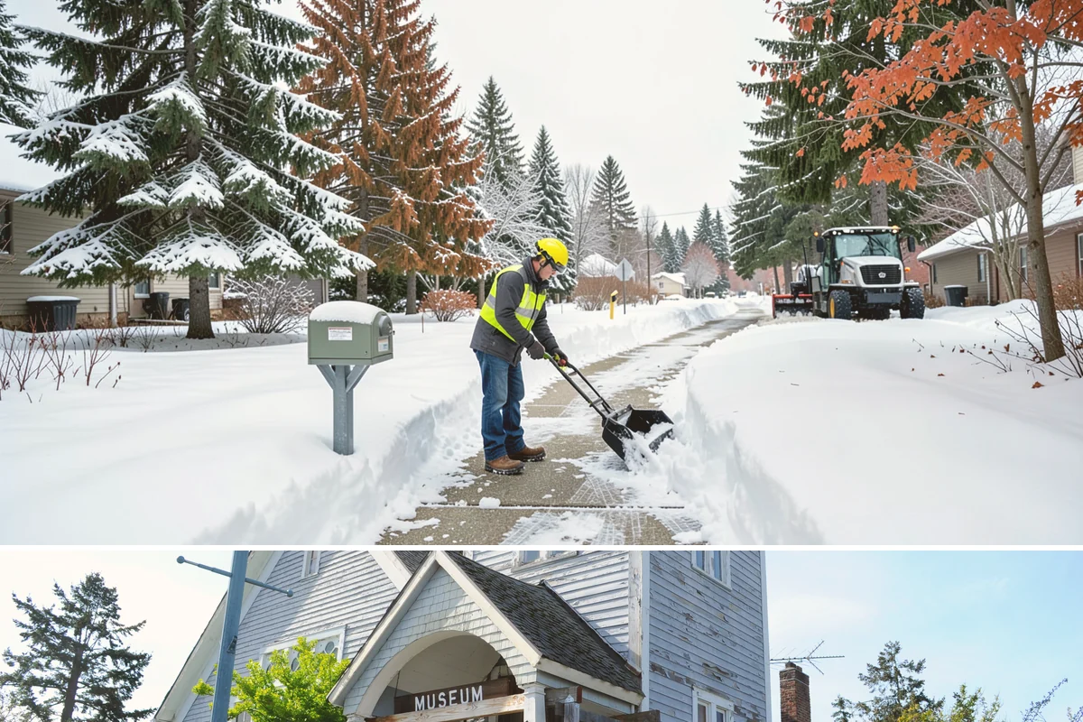 Parking Lot Deicing in Steilacoom, Pierce County, WA - Deicing demand peaks during the December-to-February stretch when freezing rain is most frequent in the lowlands.