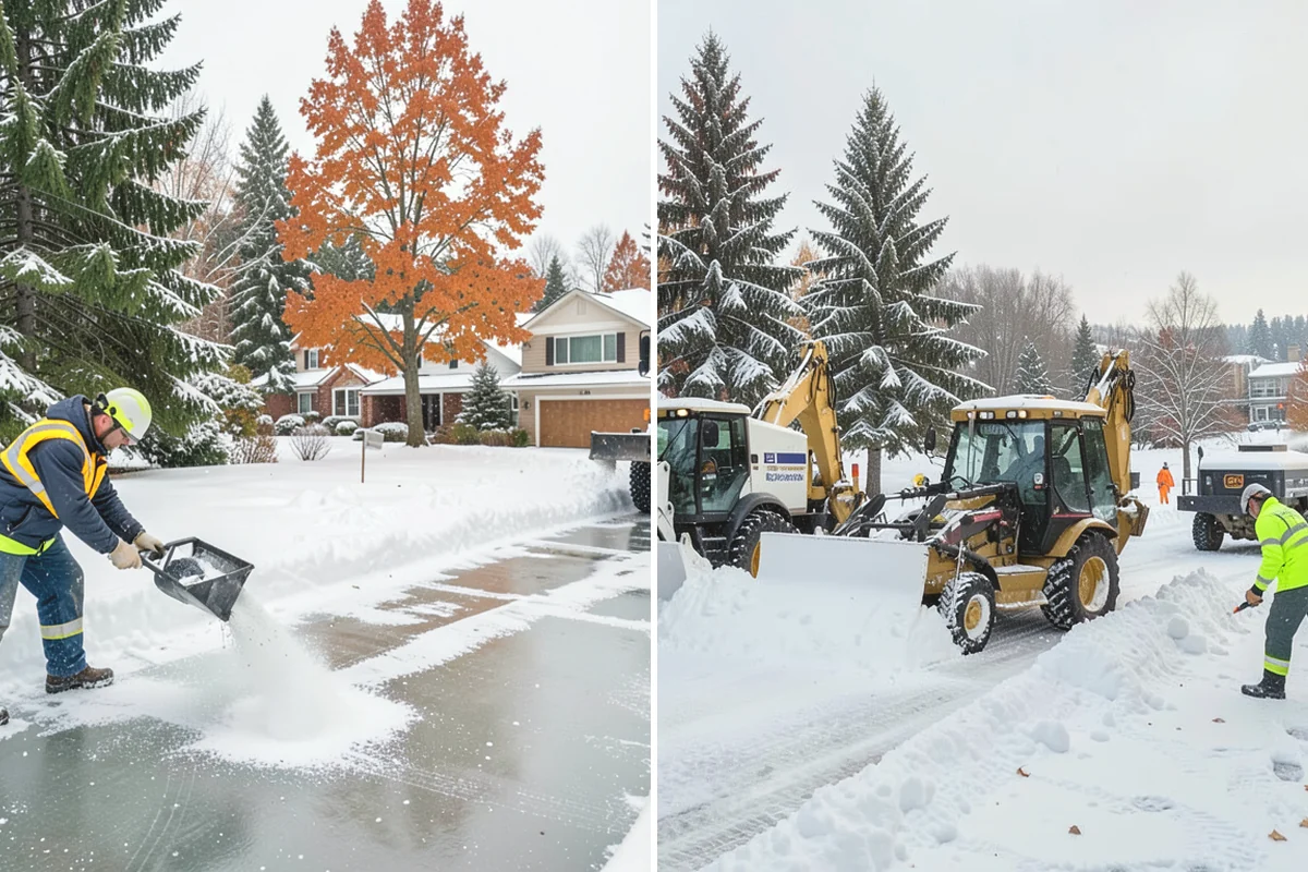 Parking Lot Deicing in Tacoma, Pierce County, WA - We identify shaded corners and poor-drainage areas that ice first