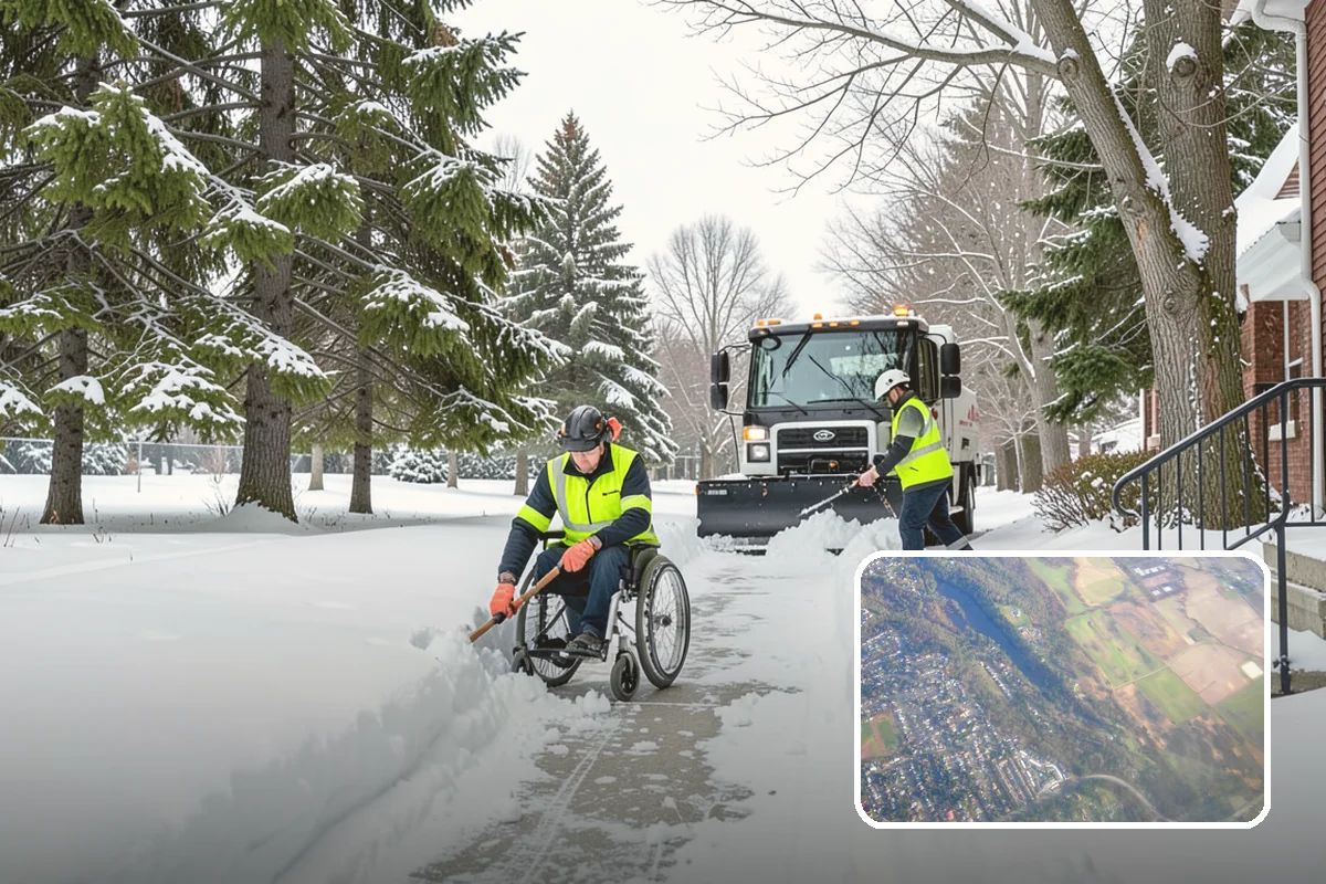 Parking Lot Ice Removal in Algona, King County, WA - Clears layered ice deicer cannot lift
