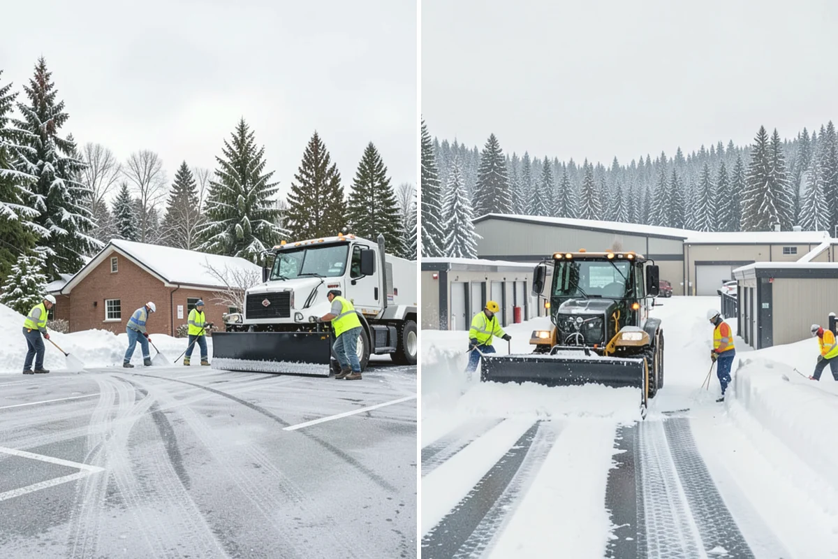 Parking Lot Ice Removal in Anacortes, Skagit County, WA - We locate bonded ice from thaw-and-refreeze cycles