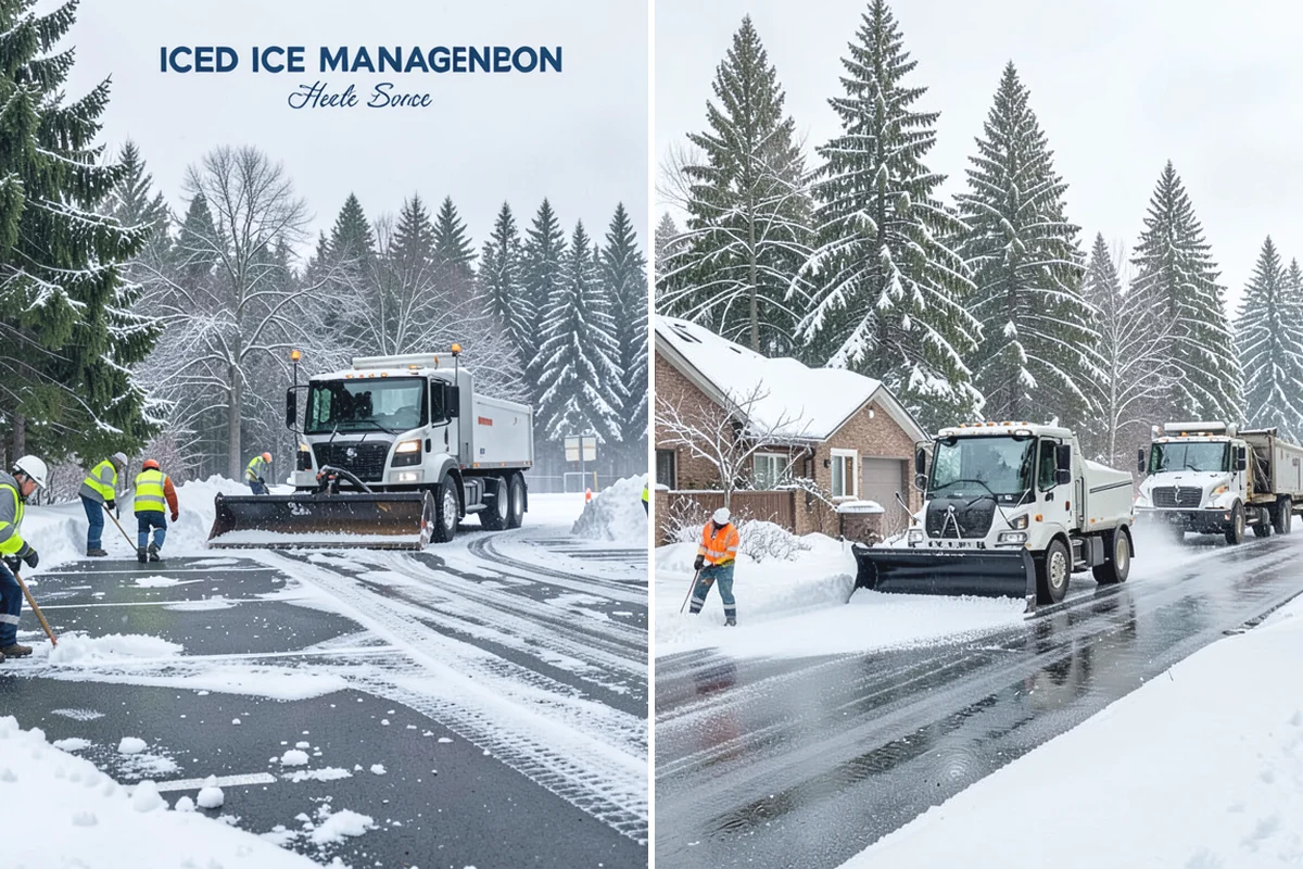 Parking Lot Ice Removal in Beaux Arts Village, King County, WA - We locate bonded ice from thaw-and-refreeze cycles