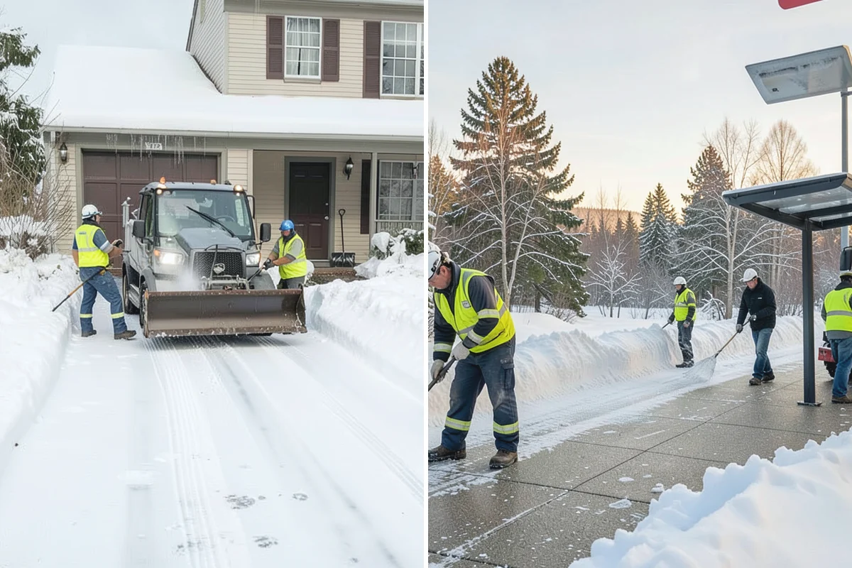 Parking Lot Ice Removal in Buckley, Pierce County, WA - We locate bonded ice from thaw-and-refreeze cycles