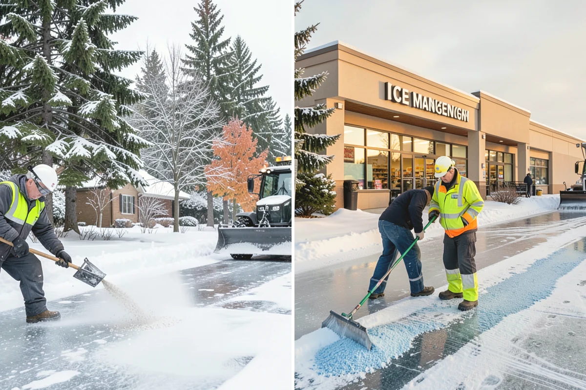 Parking Lot Ice Removal in Carnation, King County, WA - We locate bonded ice from thaw-and-refreeze cycles