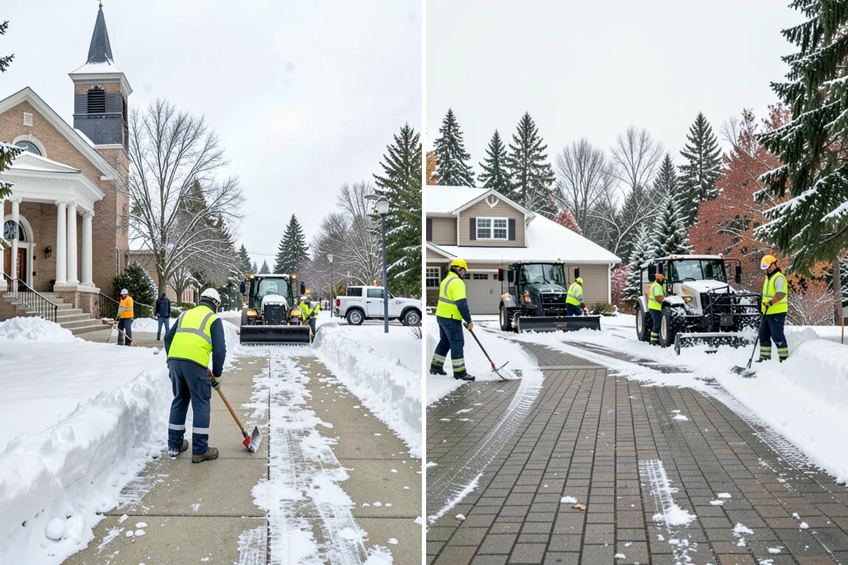 Parking Lot Ice Removal in Clyde Hill, King County, WA - We locate bonded ice from thaw-and-refreeze cycles