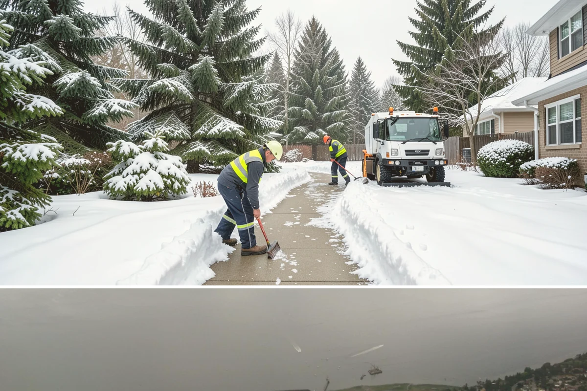 Parking Lot Ice Removal in Des Moines, King County, WA - Ice removal spikes during freeze-thaw stretches from midwinter into early spring.