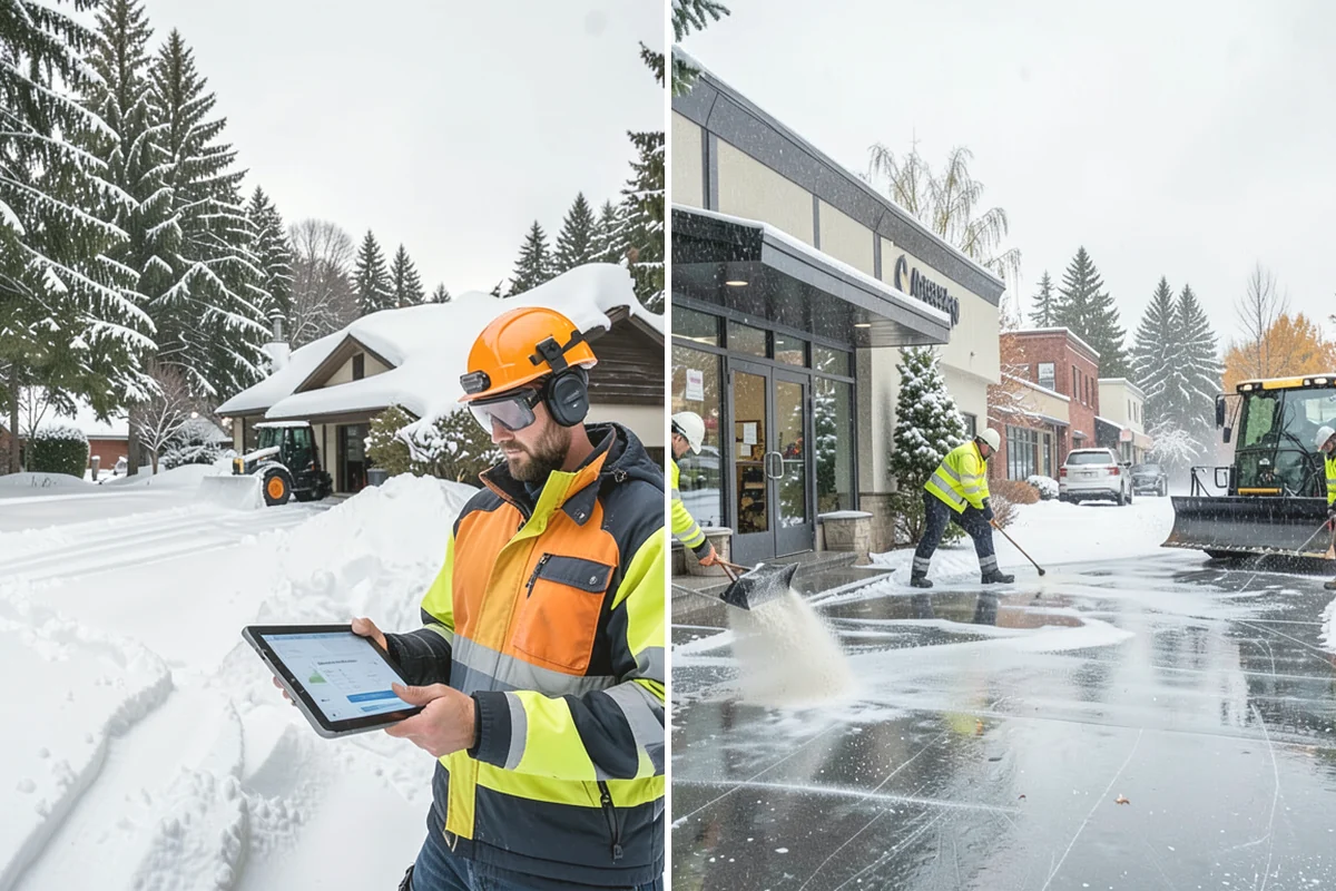 Parking Lot Ice Removal in Edgewood, Pierce County, WA - We locate bonded ice from thaw-and-refreeze cycles