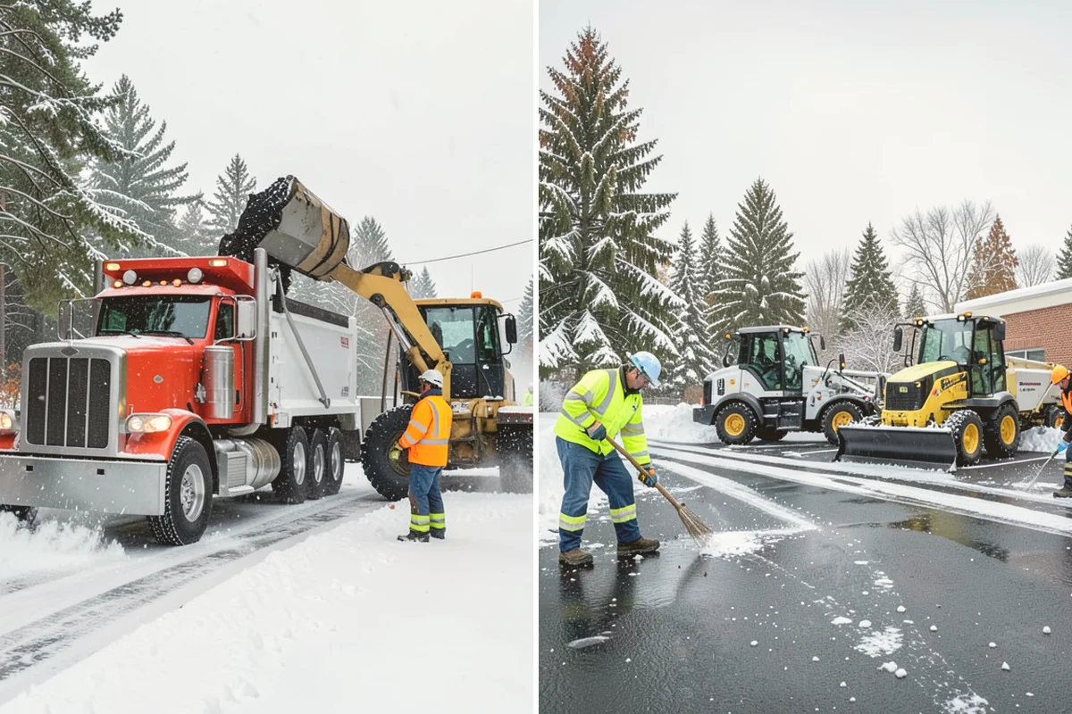 Parking Lot Ice Removal in Fife, Pierce County, WA - We locate bonded ice from thaw-and-refreeze cycles