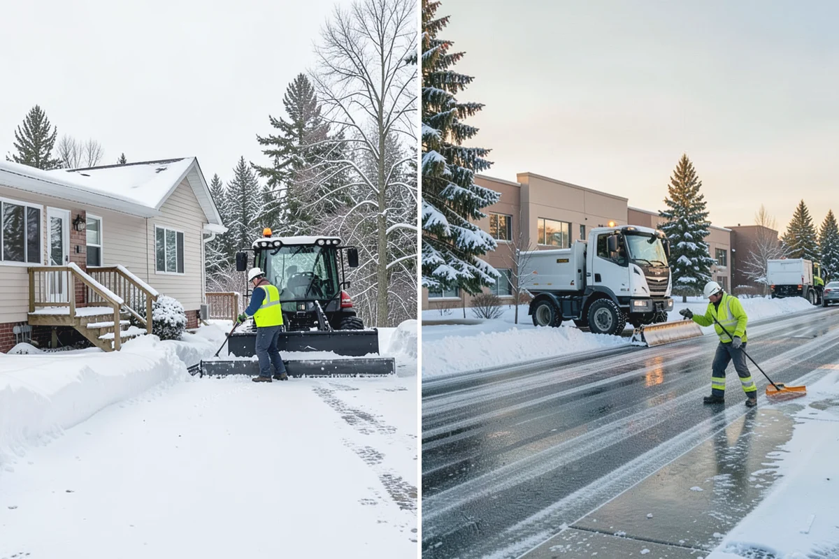Parking Lot Ice Removal in Gold Bar, Snohomish County, WA - We locate bonded ice from thaw-and-refreeze cycles