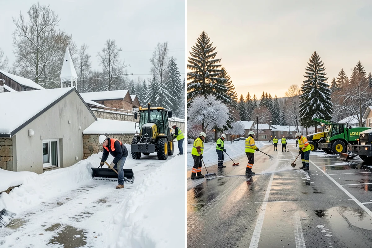 Parking Lot Ice Removal in Lake Forest Park, King County, WA - We locate bonded ice from thaw-and-refreeze cycles