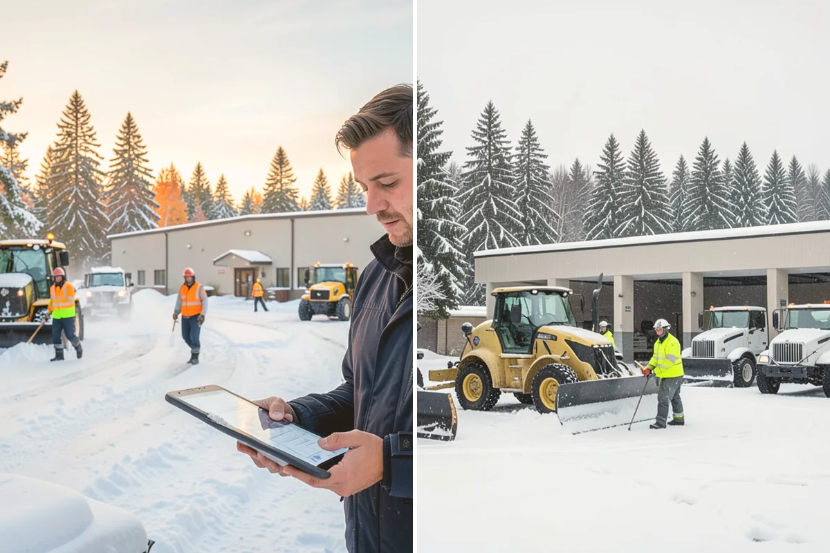Parking Lot Ice Removal in Langley, Island County, WA - We locate bonded ice from thaw-and-refreeze cycles