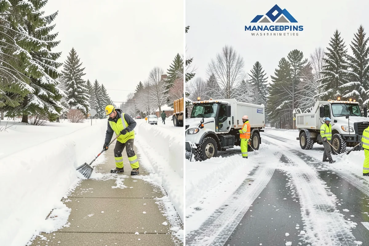 Parking Lot Ice Removal in Lynnwood, Snohomish County, WA - We locate bonded ice from thaw-and-refreeze cycles