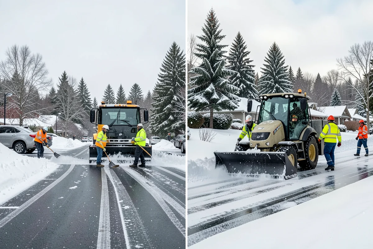 Parking Lot Ice Removal in Normandy Park, King County, WA - We locate bonded ice from thaw-and-refreeze cycles