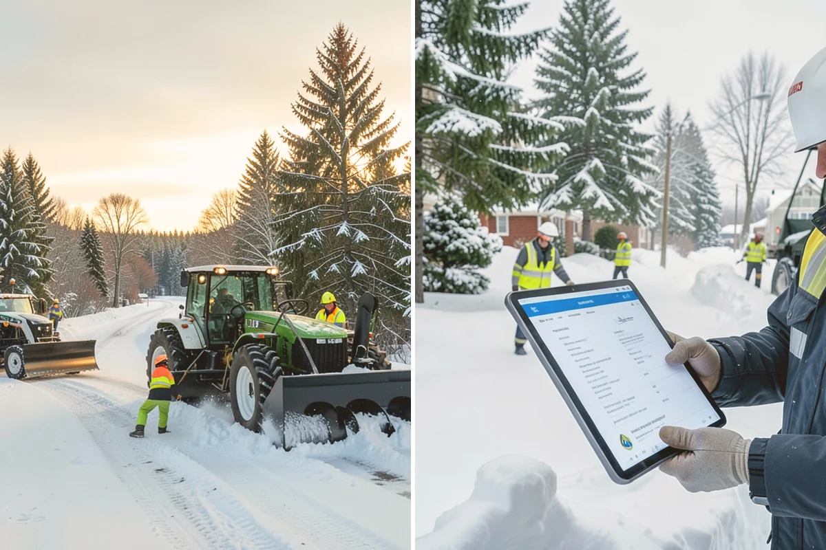 Parking Lot Ice Removal in Orting, Pierce County, WA - We locate bonded ice from thaw-and-refreeze cycles