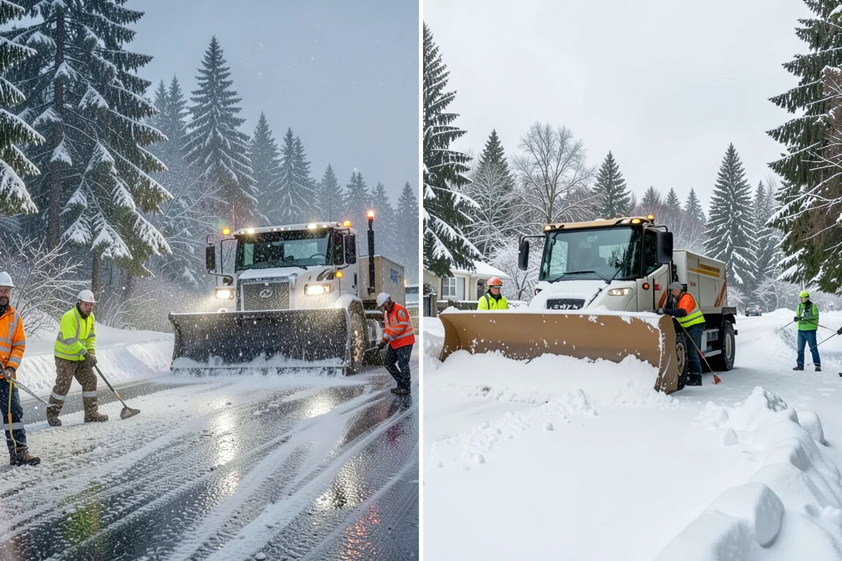 Parking Lot Ice Removal in Pacific, King County, WA - We locate bonded ice from thaw-and-refreeze cycles