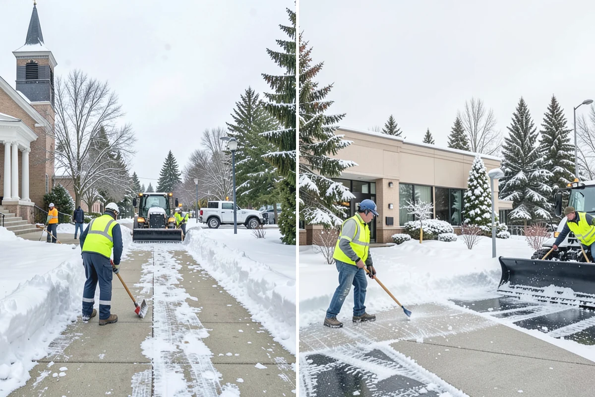 Parking Lot Ice Removal in Renton, King County, WA - We locate bonded ice from thaw-and-refreeze cycles