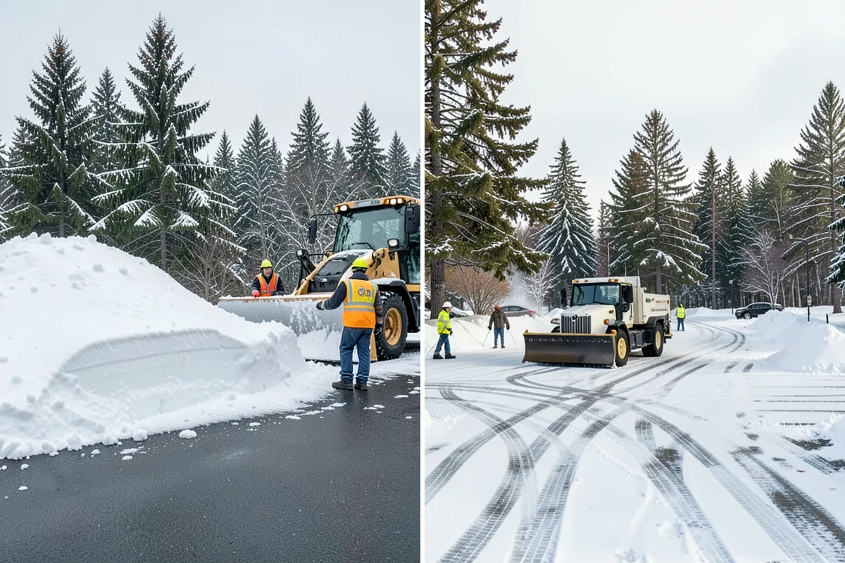 Parking Lot Ice Removal in Shoreline, King County, WA - We locate bonded ice from thaw-and-refreeze cycles