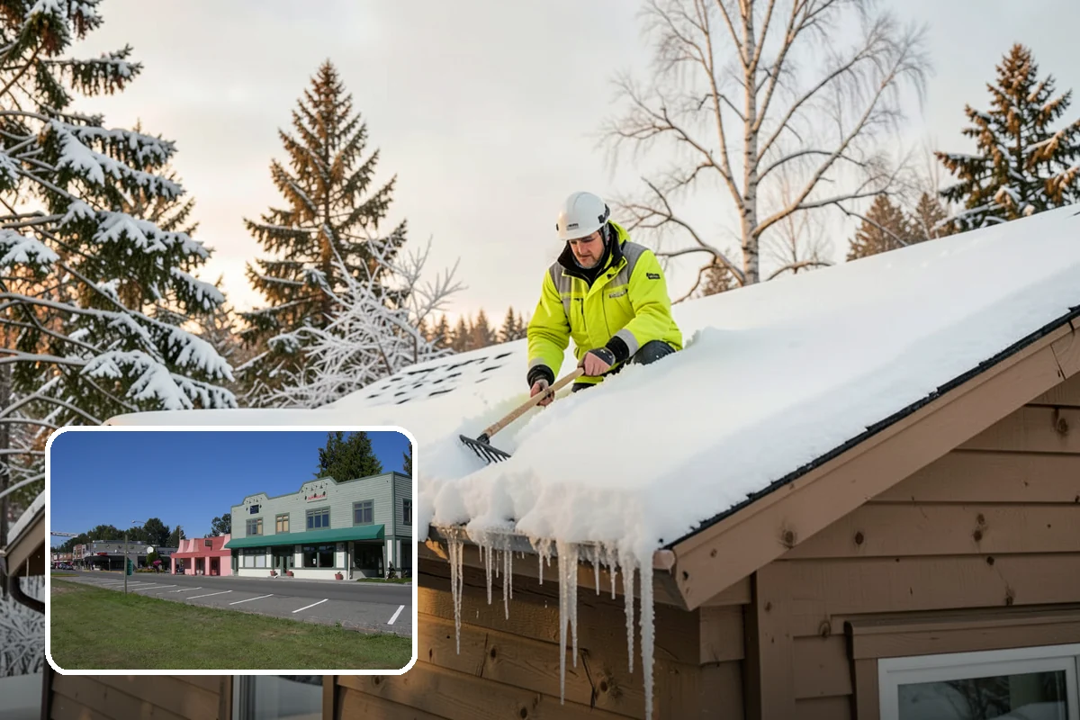 Parking Lot Ice Removal in Snoqualmie, King County, WA - Clears layered ice deicer cannot lift