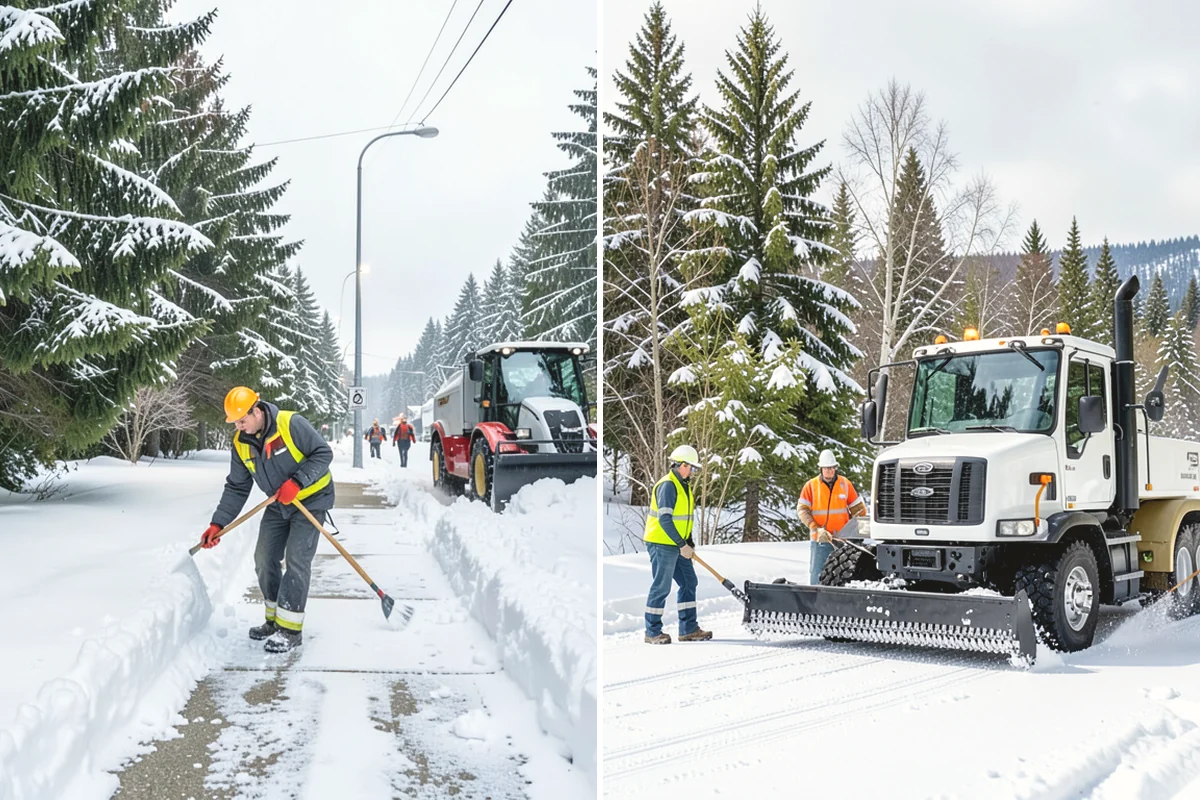 Parking Lot Ice Removal in Steilacoom, Pierce County, WA - We locate bonded ice from thaw-and-refreeze cycles