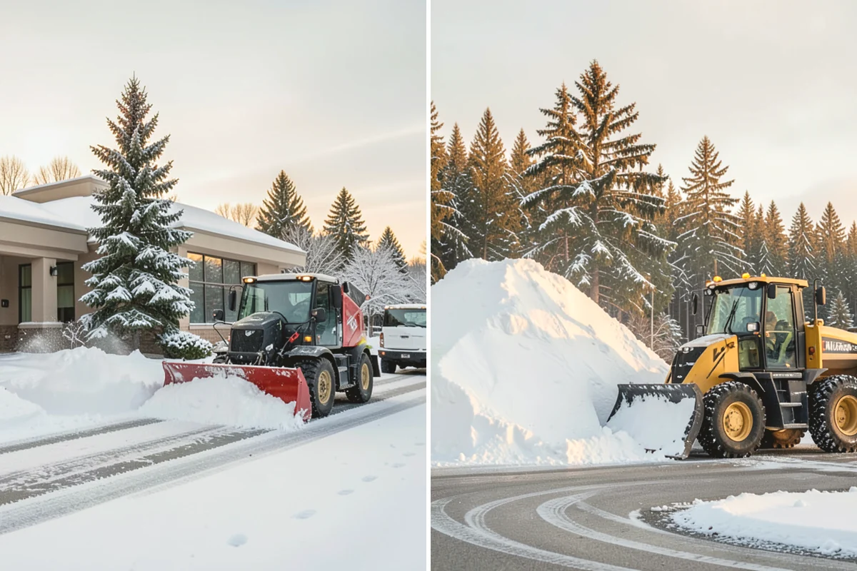 Parking Lot Ice Removal in University Place, Pierce County, WA - We locate bonded ice from thaw-and-refreeze cycles