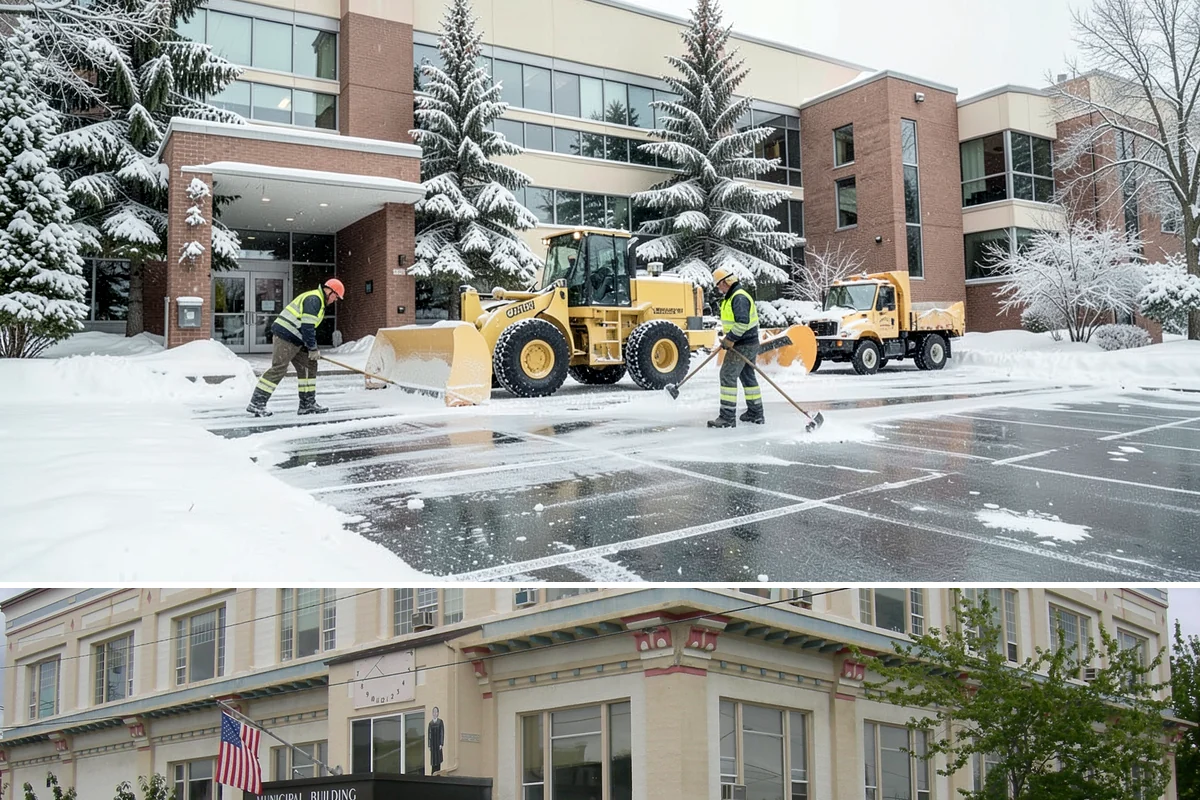 Parking Lot Maintenance in Anacortes, Skagit County, WA - Maintenance agreements run the full season, typically November through March.