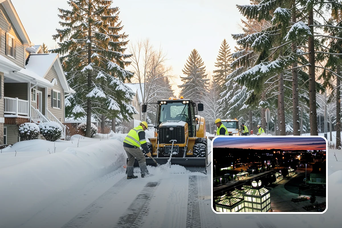 Parking Lot Maintenance in Auburn, King County, WA - One plan covering all winter services