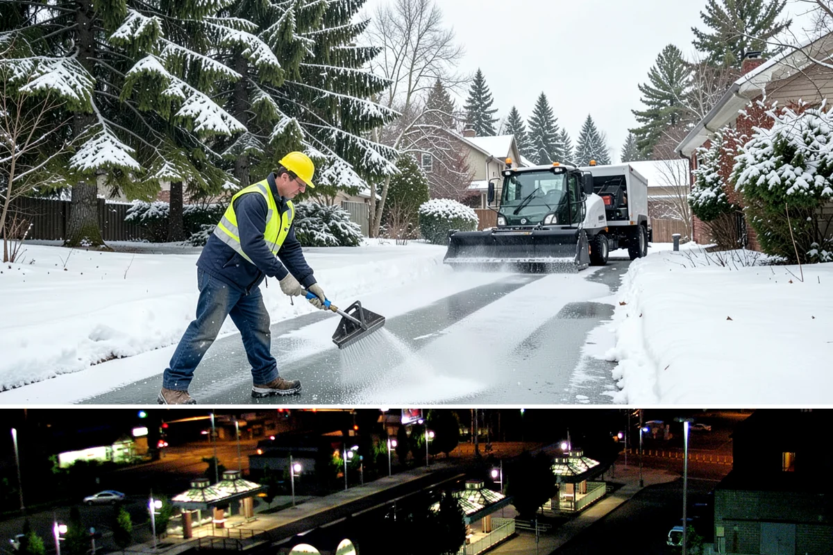 Parking Lot Maintenance in Auburn, King County, WA - Maintenance agreements run the full season, typically November through March.