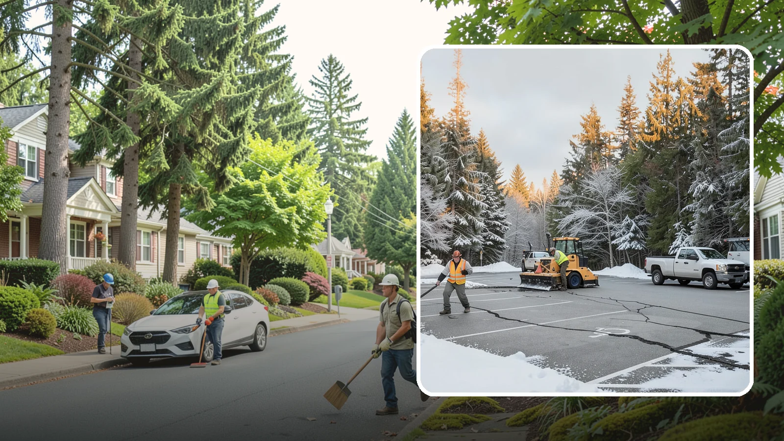 Parking Lot Maintenance in Beaux Arts Village, King County, WA - We provide season-long parking lot upkeep that keeps your surface safe through every Western Washington winter event.