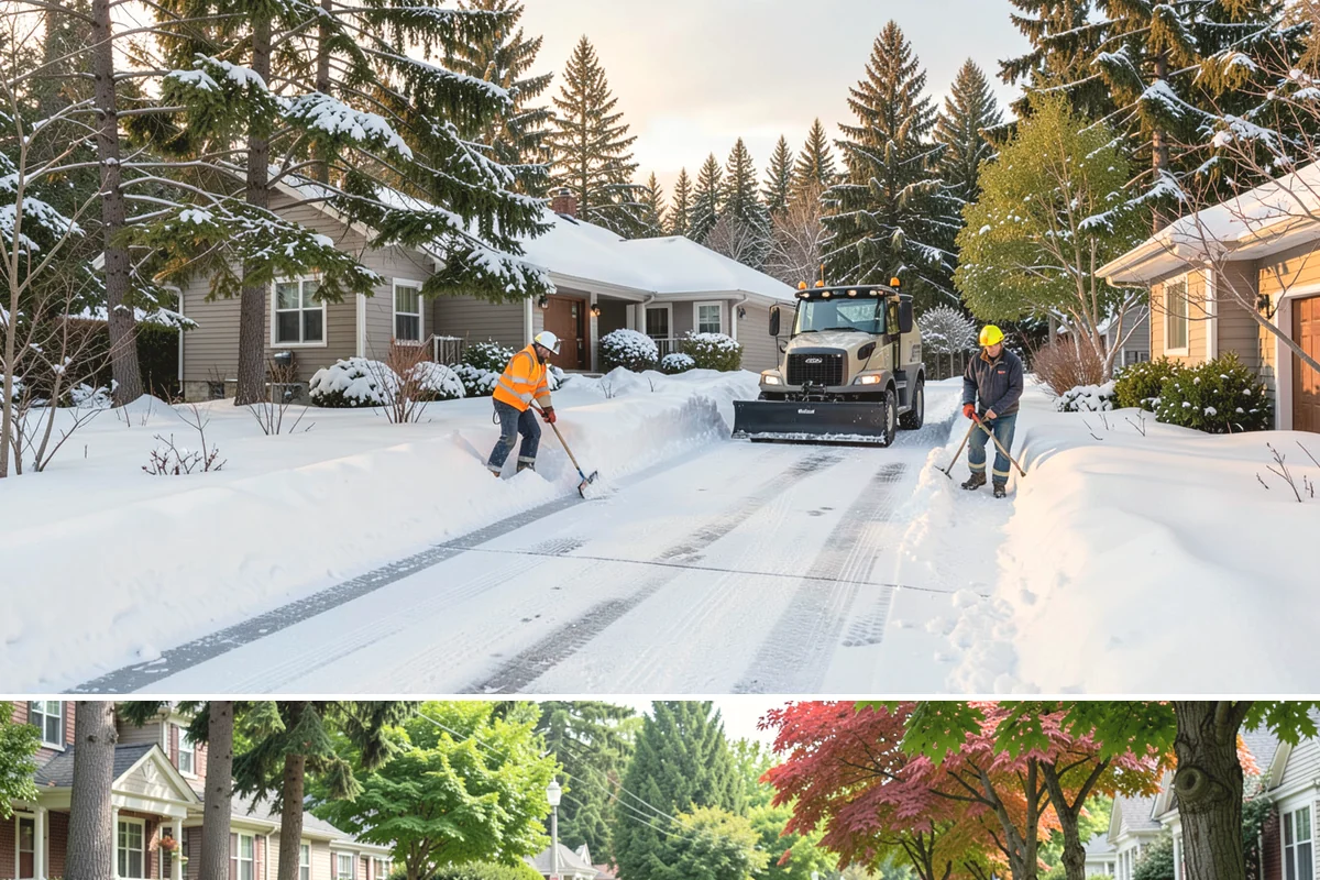 Parking Lot Maintenance in Beaux Arts Village, King County, WA - Maintenance agreements run the full season, typically November through March.