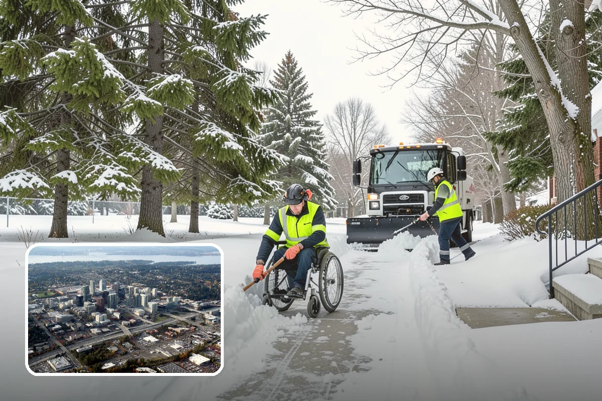 Parking Lot Maintenance in Bellevue, King County, WA - One plan covering all winter services