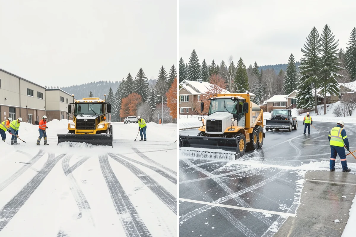 Parking Lot Maintenance in Bellevue, King County, WA - We build a season plan from a detailed site assessment