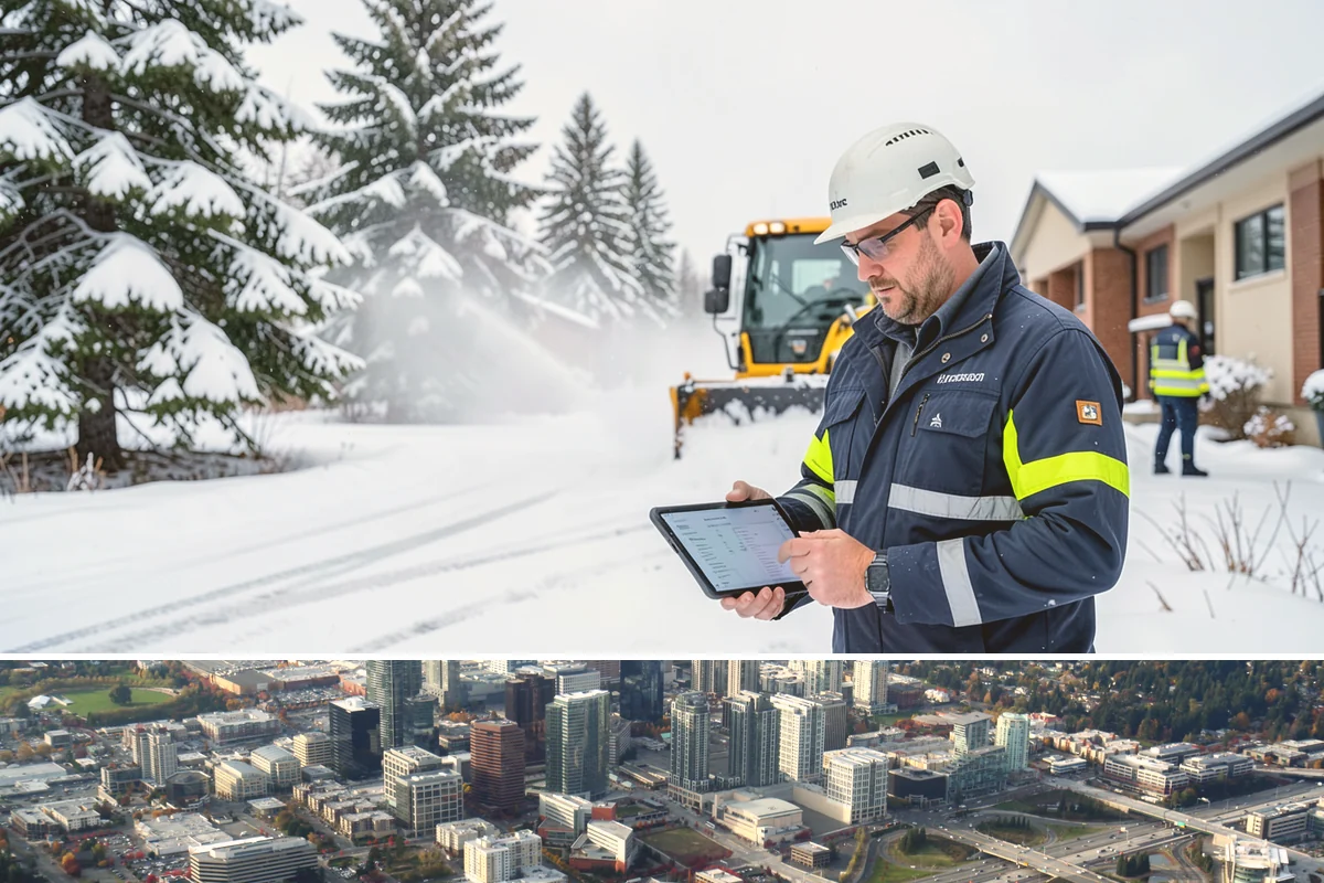Parking Lot Maintenance in Bellevue, King County, WA - Maintenance agreements run the full season, typically November through March.