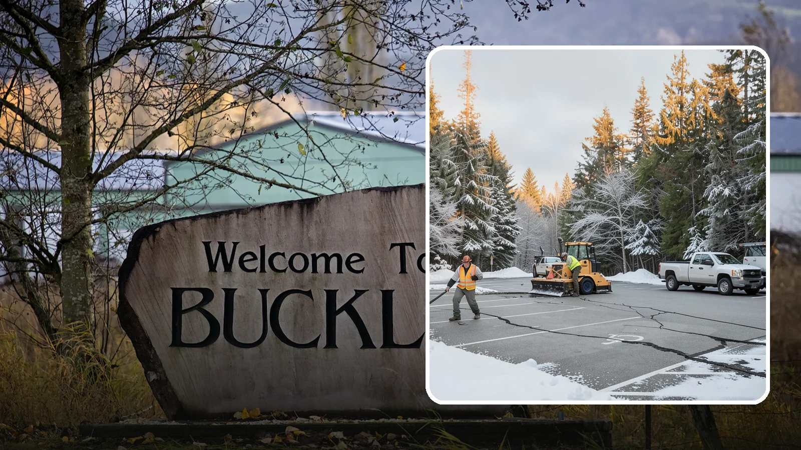 Parking Lot Maintenance in Buckley, Pierce County, WA - We provide season-long parking lot upkeep that keeps your surface safe through every Western Washington winter event.