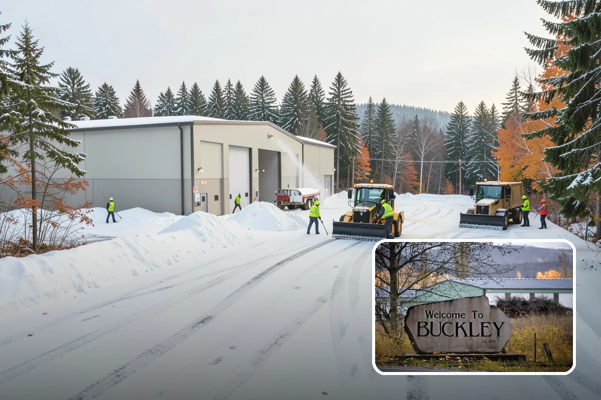 Parking Lot Maintenance in Buckley, Pierce County, WA - One plan covering all winter services