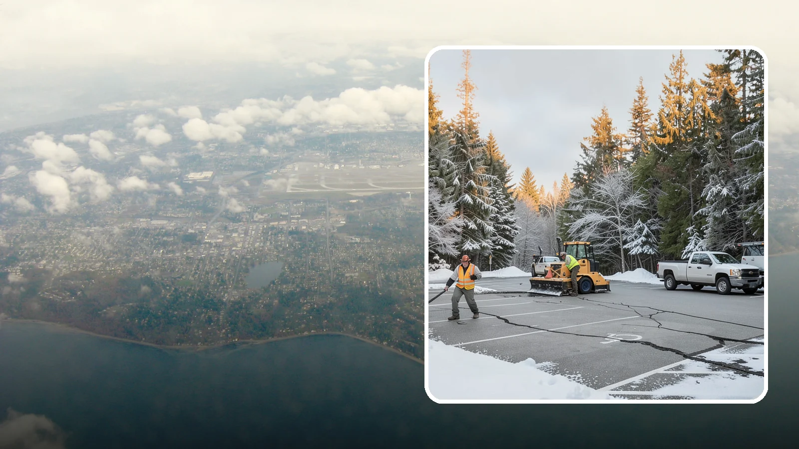 Parking Lot Maintenance in Burien, King County, WA - We provide season-long parking lot upkeep that keeps your surface safe through every Western Washington winter event.