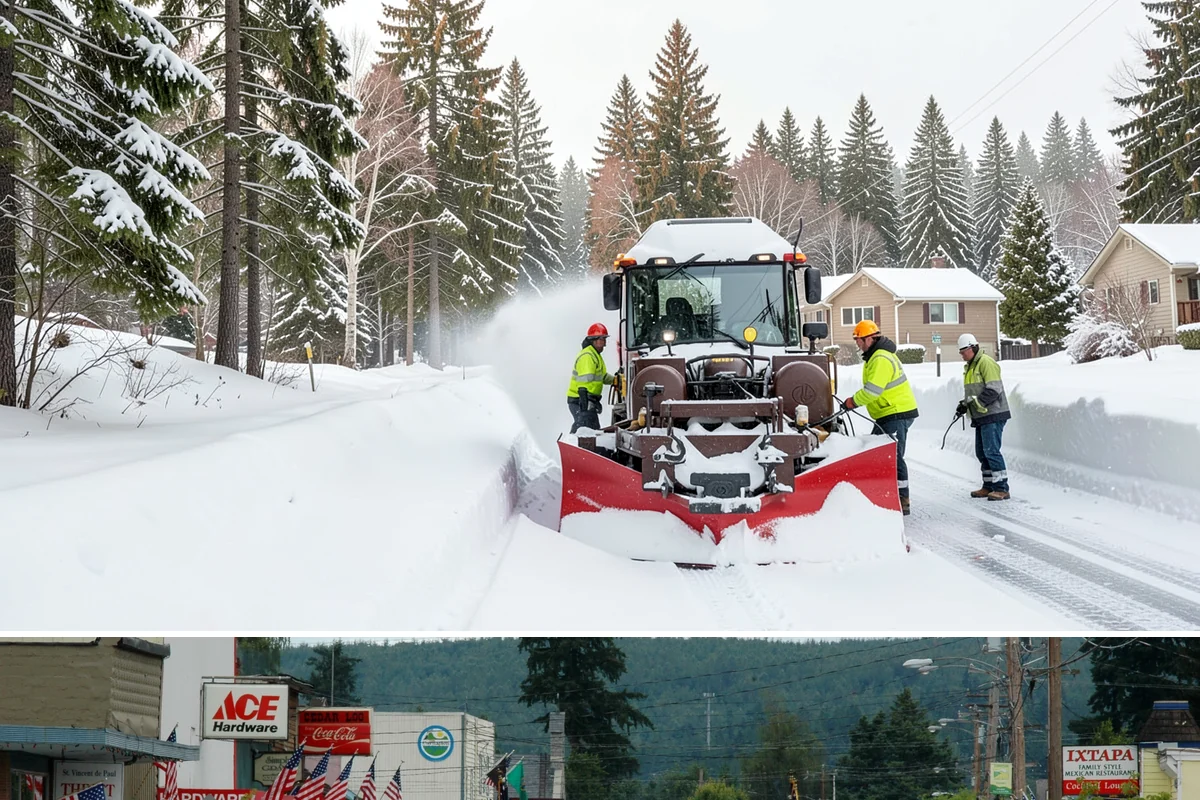 Parking Lot Maintenance in Carnation, King County, WA - Maintenance agreements run the full season, typically November through March.