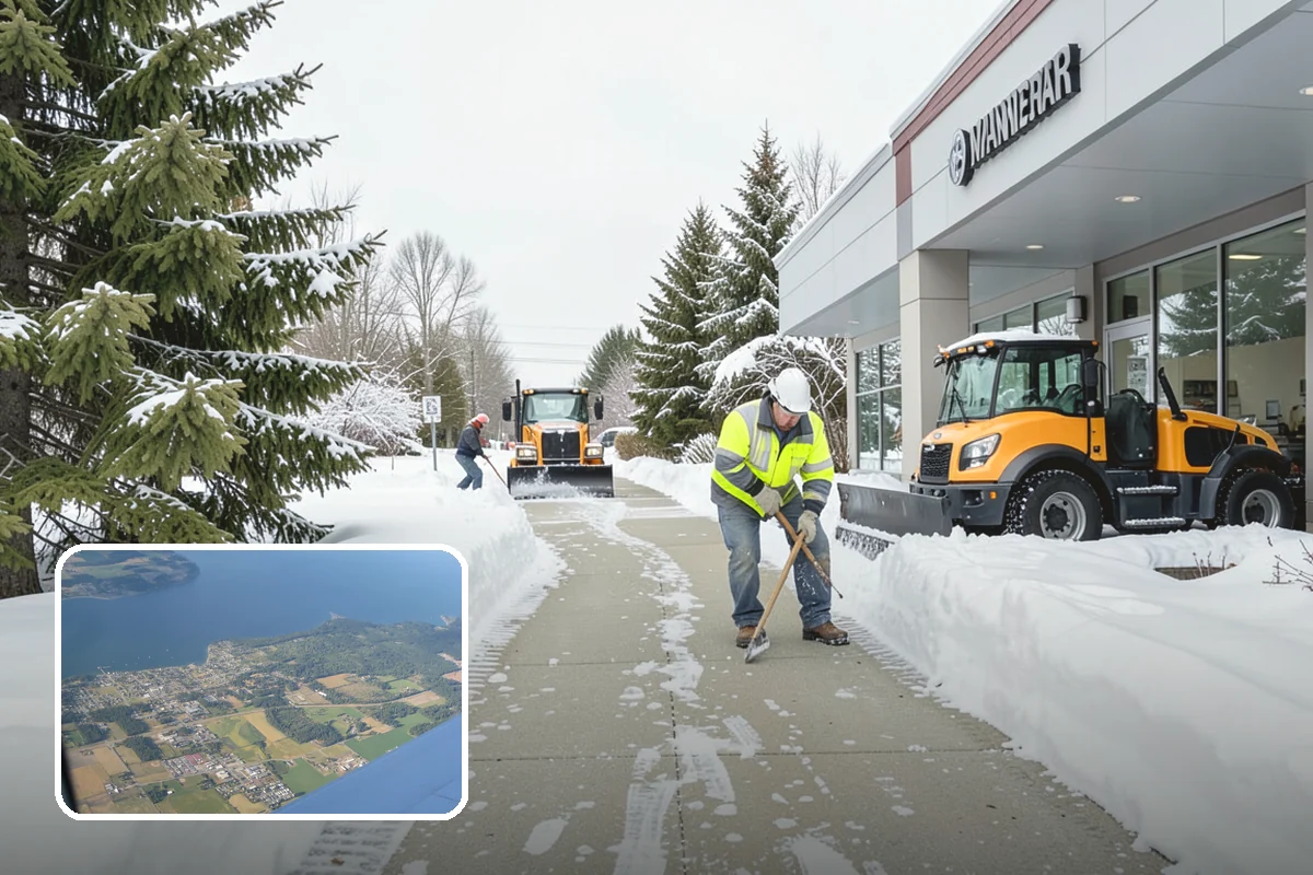 Parking Lot Maintenance in Coupeville, Island County, WA - One plan covering all winter services