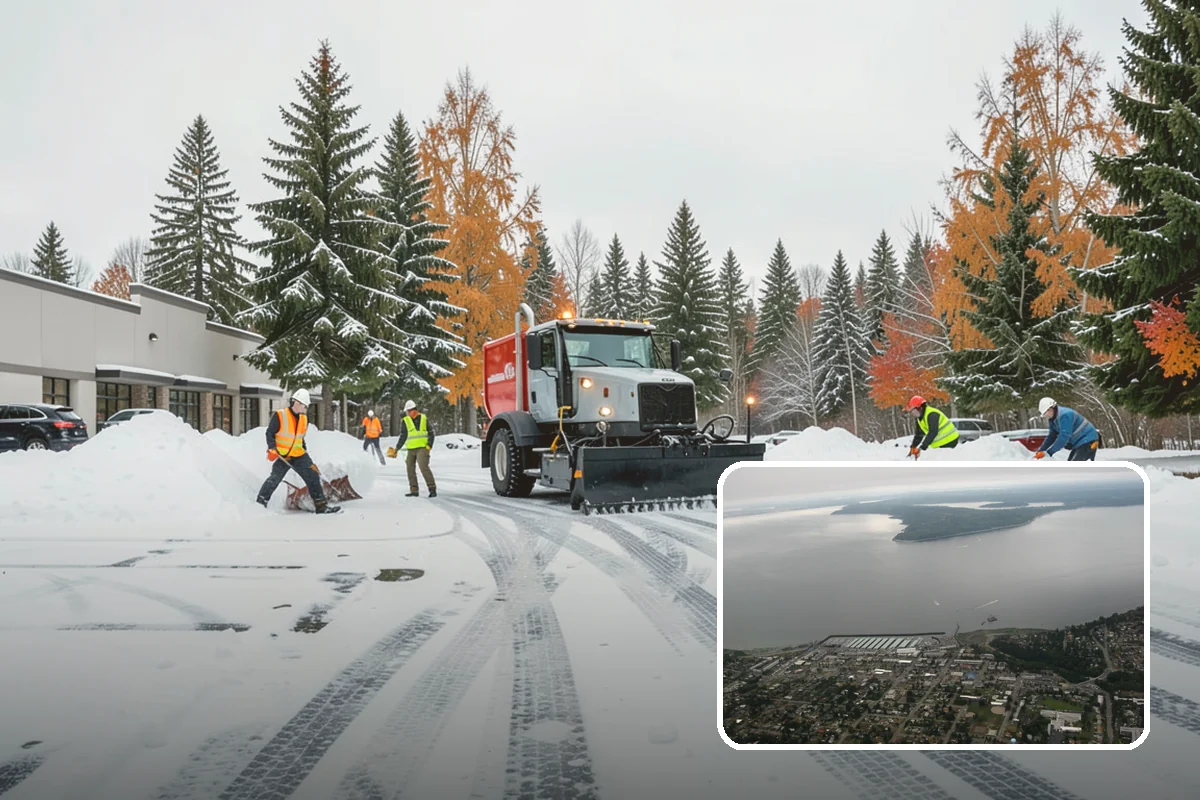 Parking Lot Maintenance in Des Moines, King County, WA - One plan covering all winter services