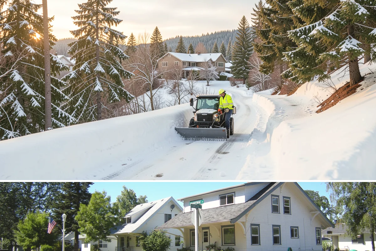 Parking Lot Maintenance in DuPont, Pierce County, WA - Maintenance agreements run the full season, typically November through March.