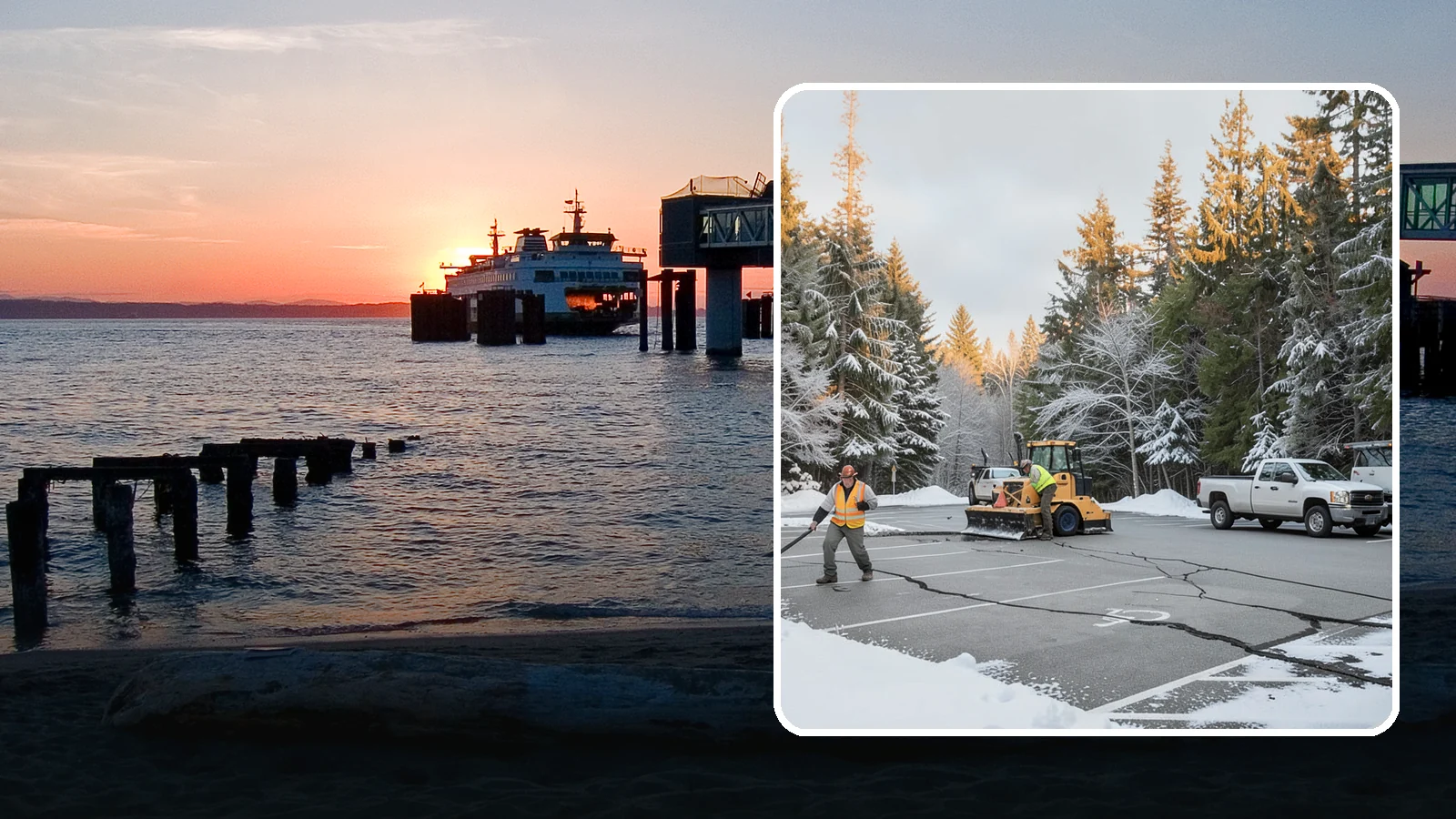 Parking Lot Maintenance in Edmonds, Snohomish County, WA - We provide season-long parking lot upkeep that keeps your surface safe through every Western Washington winter event.