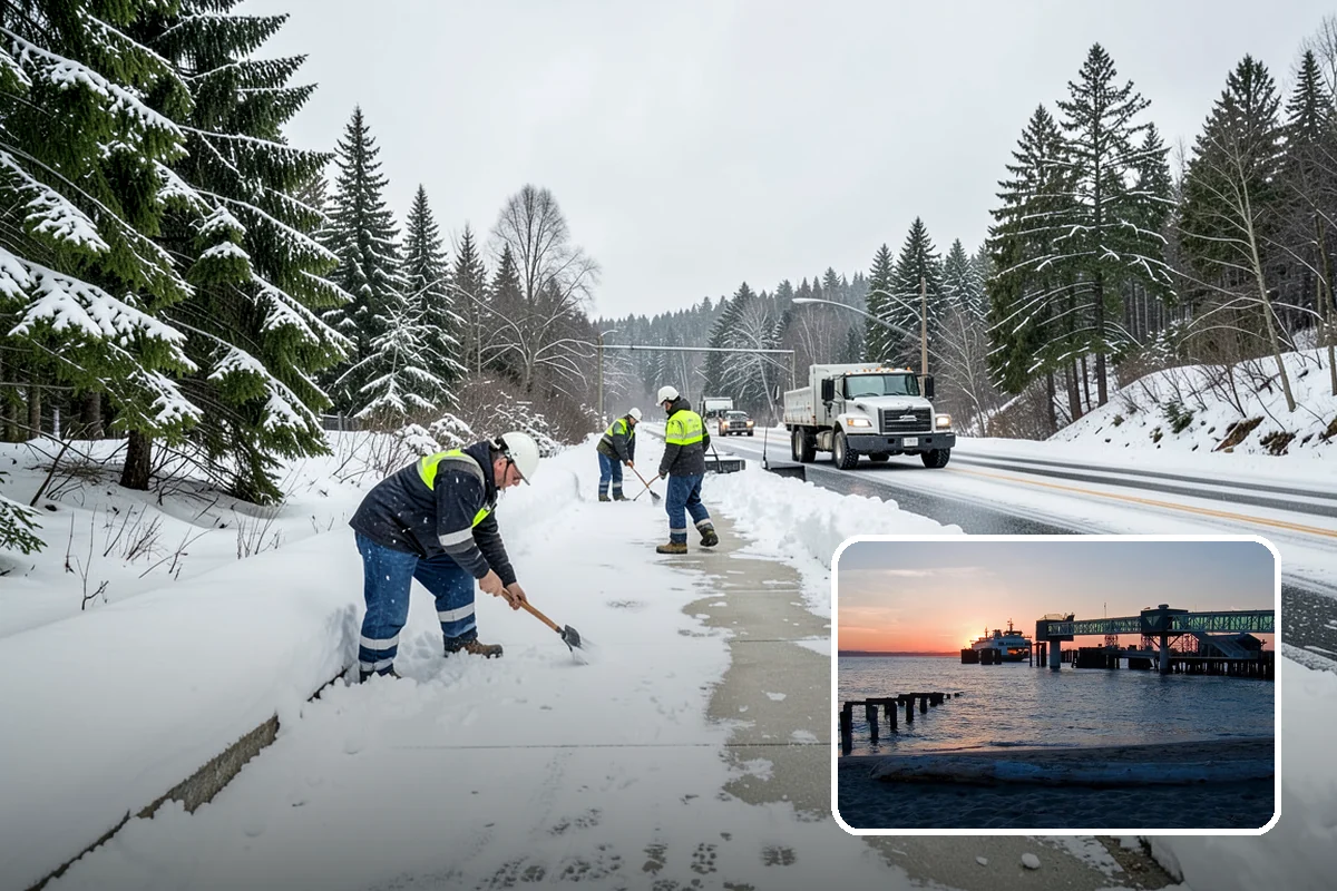 Parking Lot Maintenance in Edmonds, Snohomish County, WA - One plan covering all winter services
