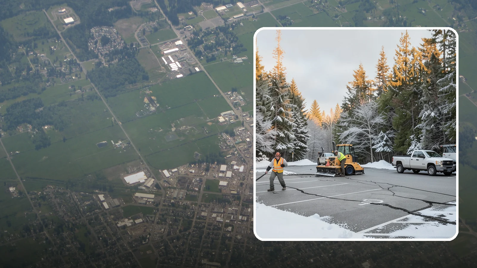 Parking Lot Maintenance in Enumclaw, King County, WA - We provide season-long parking lot upkeep that keeps your surface safe through every Western Washington winter event.