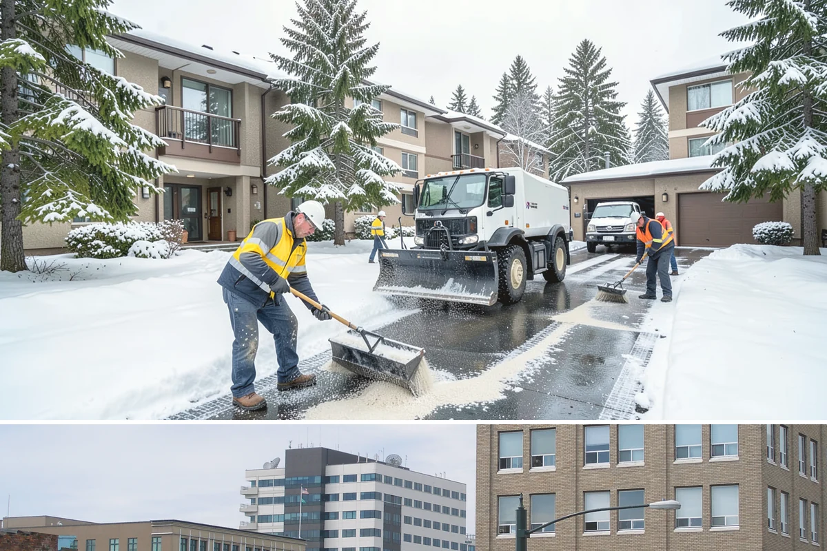 Parking Lot Maintenance in Everett, Snohomish County, WA - Maintenance agreements run the full season, typically November through March.
